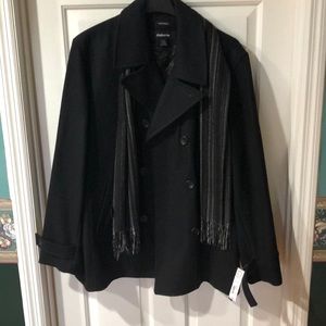 Claiborne XXL wool blend pea coat